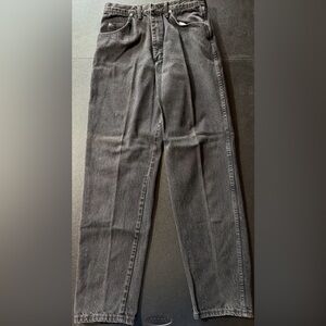 Wranglers Vintage Black Jeans 34x34  Straight Leg Relaxed Fit 100% Cotton